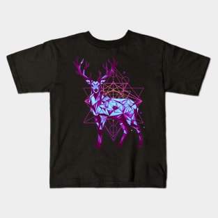 Geometric Deer Kids T-Shirt